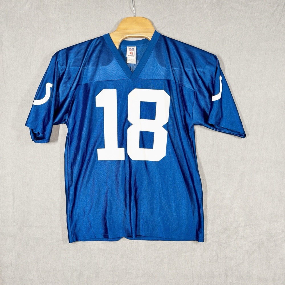 NFL Indianapolis Colts‎ Peyton Manning Football Jersey Mens Large Blue